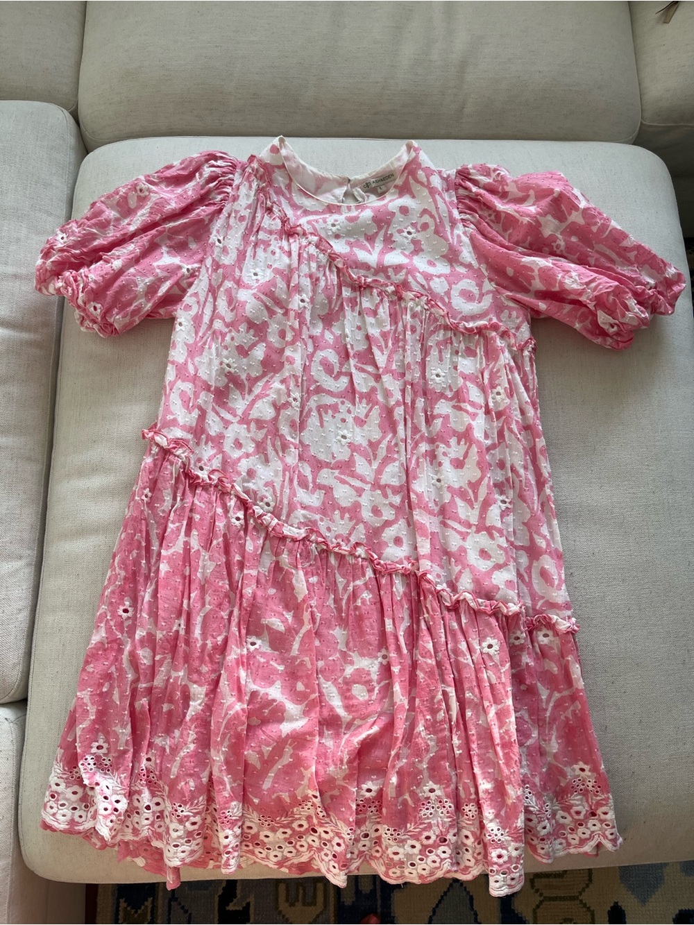 Woman’s Pink Floral dress